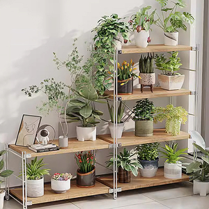 ארון מתלה פלדה עץ לבן מתכוונן עם שתי מגירות עמיד מדף תצוגה ביתי עבור מעיל חדר שינה התלוי - Product Image 2