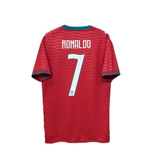 เสื้อแข่งโปรตุเกส โรนัลโด้ ปี 2026 รุ่นนักเตะ พิมพ์หมายเลข 7 แขนสั้น ผ้าโพลีเอสเตอร์/โมดอล สำหรับแฟนบอล - Product Image 5