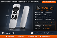 Control Remoto Original para TV de Tercera Generación A2854 A2540 A1962 A1294 con Carga USB-C para TV 4K HD, Bluetooth 5.0, Control por Voz y Táctil, Nuevo