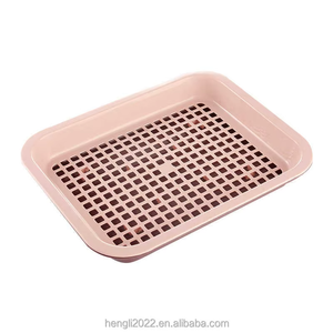 YHYP Platos para Mascotas con Diseño Moderno y Lujoso, Ecológicos, con Incrustaciones Doradas, con Forma de Conejo, Platos Grandes de Plástico para Conejos <span class=keywords><strong>Totoro</strong></span> y Otras Mascotas - Product Image 3