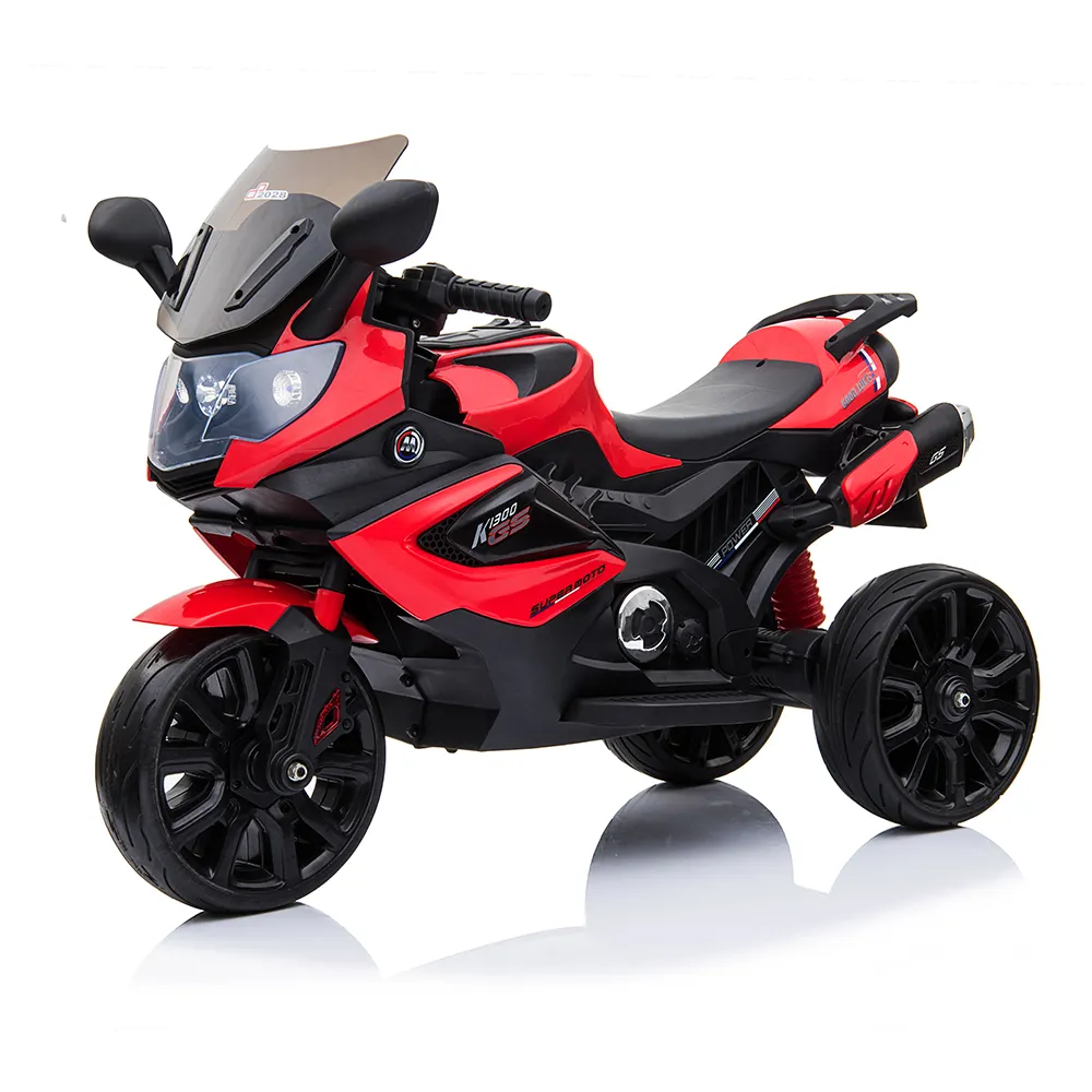 Heiße Kinder Junge Cooles Fahren Mini 3-Rad-Fahrt auf Autos pielzeug 12V Dual Drive Electric Kids Bike Motorrad