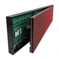 Module d'affichage LED rouge simple P10, panneau d'écran DIP pour la publicité extérieure
