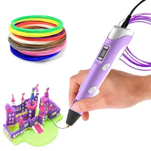 Intelligent 3D Printing Drawing Pen Three-Dimensional 3d Pen Drawing Colorful 3D Printing