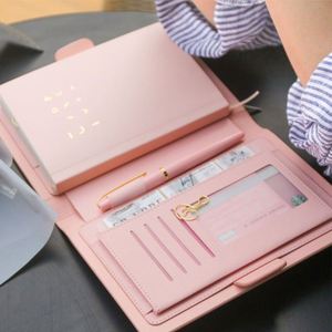 Hot Sale Savings <b>Money</b>, <b>Binder</b> Cash Envelope Fashional Budget <b>Binder</b> Custom A6 Budget <b>Binder</b> Planner Notebook With Cash Envelope - Product Image 4