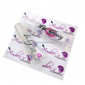 Envase Vacío de Plástico Transparente de 15 ml para Bálsamo Labial y Brillo Labial, con Logotipo Personalizado Serigrafiado y Tapa Dorada/Plateada - Product Image 6