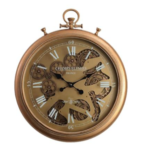 20.5 pollici Retro <span class=keywords><strong>orologio</strong></span> da <span class=keywords><strong>parete</strong></span> meccanico decorativo contemporaneo soggiorno <span class=keywords><strong>orologio</strong></span> da tasca <span class=keywords><strong>a</strong></span> <span class=keywords><strong>vista</strong></span> ingranaggi mobili per feste VIP - Product Image 2