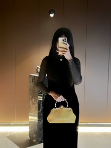 Bolso de Noche para Mujer 2026 Retro con Cadena Dorada, Estilo Bandolera, Asa Superior, Grabado Estilo Chino, Elegante Cartera y Bolsos de Mano - Product Image 5