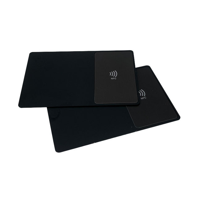 CLF CLF-C260413 Tap to Go RFID Smart Card with NFC Chip PVC Business Card 13.56MHz Waterproof CR80 for Social Media Contact