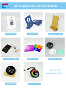 Tùy chỉnh in ấn ntag 213 215 216 NFC tấm Google QR mã Acrylic Carte NFC Google pháp - Product Image 6