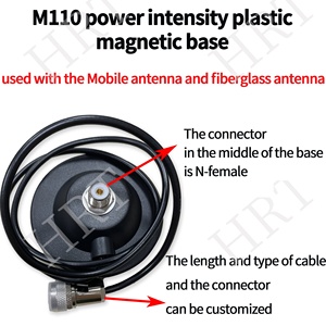 Antenna per Radio Auto VHF a Polarizzazione Verticale con Gamma di Frequenza Personalizzata 134-173MHz, Montaggio Magnetico, Guadagno 2.15dBi - Product Image 3