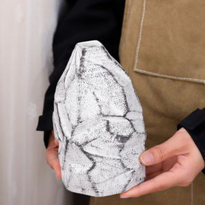 Redeco Modern Geometric Texture Dekorative Keramik Vase Tisch Keramik Blumenvase Künstlerische Home Hochzeit Herzstück Dekoration - Product Image 4