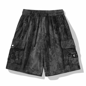 Logo personnalisé short américain hommes 2025 été tie-dye tendance lâche pantalons décontractés adolescents respirant mode populaire - Product Image 3