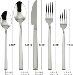 Bulk Luxury Gold Sustainable Stainless Steel Cutlery Set Dinner Spoon Fork Knife Durable Dishwasher Safe for Wedding Hotel Use - Product Image 2