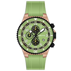 Montre-bracelet pour homme de luxe originale <span class=keywords><strong>Eta</strong></span> <span class=keywords><strong>7750</strong></span>, mouvement chronographe, étanche, design, cadran lumineux, cuir personnalisable - Product Image 5