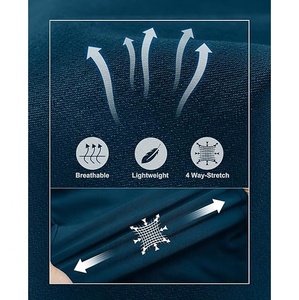 Pantalones cortos <span class=keywords><strong>Gower</strong></span> para hombre de alta calidad, informales, de secado rápido, transpirables, con logotipo personalizado, servicio OEM, elástico de LICRA de poliéster en blanco - Product Image 5