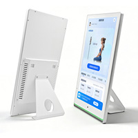 Pantalla Digital de Recepción con IA, Pantalla Táctil de 15.6 Pulgadas, Señalización Digital con Reconocimiento Facial e Interacción por Voz para Bancos y Museos