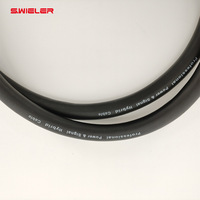 Câble de signal DMX Cat6 13AWG pour éclairage de scène, câble hybride 2-en-1 Powercon Cat6 avec connecteur RJ45 Powercon