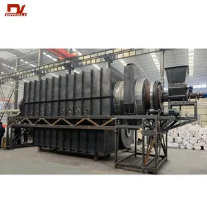 Continuous Smokeless Biomass Carbonization Furnace Wood Log Charcoal Making Machine for Sale