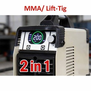 เครื่องเชื่อม MMA <span class=keywords><strong>200</strong></span> แบบแมนนวล เครื่องเชื่อมอาร์ค MMA แบบพกพา สำหรับอุตสาหกรรมเบา อินเวอร์เตอร์ แรงดันไฟฟ้าคู่ แบบแมนนวล DC - Product Image 2