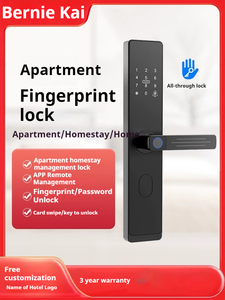 Khóa cửa bán tự động thông minh với mã + vân tay + khóa cơ - Product Image 2