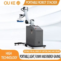 Robot palettiseur automatique ligne d'emballage robot de palettisation 10kg 14kg 25kg boîte ciment graine sac palettiseur