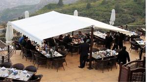 Auvent rétractable double face robuste autoportant à bras pliant - Product Image 6