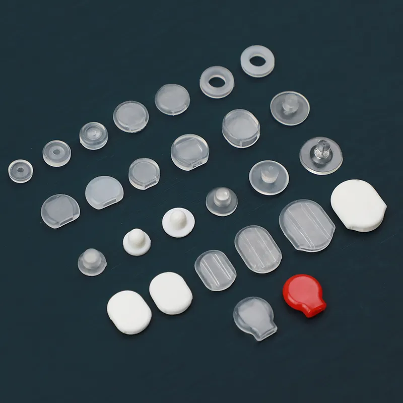 Fabriek Koop Earring Back Pads Zachte Anti-Pijn Pad Siliconen Oorbel Kussens Voor Clips Op Oorbellen