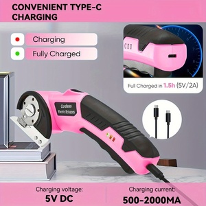 Kablosuz Elektrikli Makas, Otomatik Kumaş Kesme Sistemli, Giysi, Halı ve Endüstriyel Uygulamalar İçin Uygundur - Product Image 6