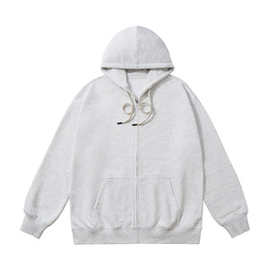 Sudadera con Capucha Personalizada con Cierre, Estilo Ninja, 350gsm, para Uso en Exteriores, con Apliques y Diseño de Bloques de Lavado - Product Image 2