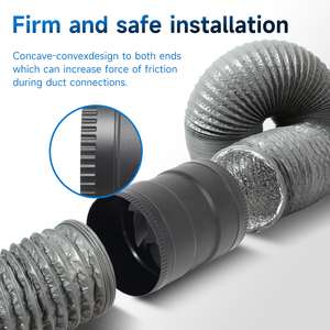 พัดลมอินไลน์ Hon&Guan Amezon ขนาด 4 นิ้ว ขายดี สำหรับปริมาณลมสูง น้ำหนักเบา และพัดลมแบบท่อตรงพกพาสะดวก - Product Image 6