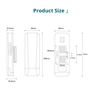 Arronna Arn540 5.8G Mt7628kn + 7610e 5Km Tốc Độ Cao Vận Chuyển Tín Hiệu 8Pcs Ghép Nối Ngoài Trời Mạng Wifi Không Dây Điểm Truy Cập - Product Image 6