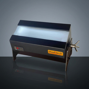 RH View Box WithbIndicateur de température intégré Conforme à la norme de test de diapositives Rh établie par l'AABB Lumière fluorescente douce sans éblouissement - Product Image 2