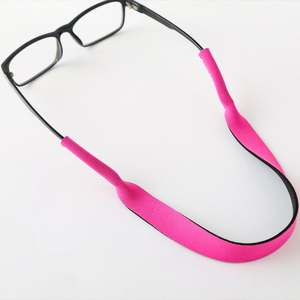 Cordon de lunettes réglable en gros, coloré, pour le sport, support flottant en néoprène pour lunettes de soleil - Product Image 5