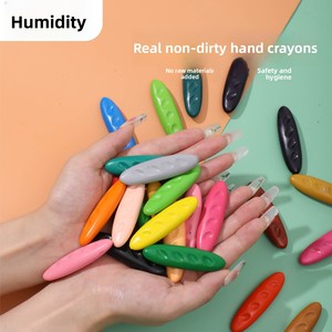 Professionele plastic kleurpotloden, niet-toxisch, voor kinderen, met correcte grip, wasbaar, vlekvrij, MSDS-gecertificeerd, meerkleurig, 7g - Product Image 3