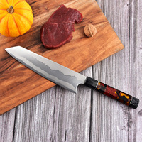 Vente en gros couteau de Chef professionnel 8 pouces avec manche en résine couteaux de cuisine damas