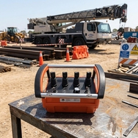 Télécommande radio industrielle pour commande d'accélérateur, réglage de vitesse du moteur et arrêt d'urgence pour camions-grues et équipements hydrauliques