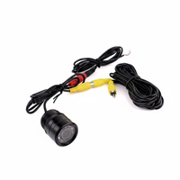 Sistema de Cámara de Aparcamiento con Visión Nocturna e Infrarrojos para Automóvil, Impermeable, de 4.3 Pulgadas, con Cámara de Reversa y Espejo Retrovisor