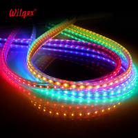 Iluminación LED Flexible para Decoración de Hoteles, PVC 13x7mm SMD5050 60 LEDs Blanco 12V-230V IP65 Ra90 Wi-Fi/