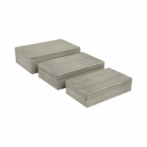 Scatole Decorative a Righe con Coperchio per Arredamento Casa, Tavolo Console, Gioielli e Uso in Camera da Letto - Product Image 4