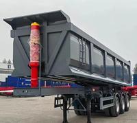 Semi-remorque benne arrière robuste à grande capacité, très demandée en Chine