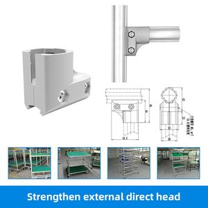 <span class=keywords><strong>Mini</strong></span> connecteur de tube en aluminium fixe avec type externe et connecteur avec joint à trou fixe - Product Image 5