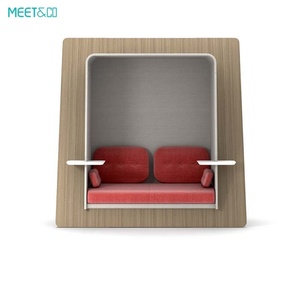 Modern Quality Durable Privacy Pods Soundproof Office Seating Reclining Leisure Booth Sofa <b>Bed</b> School Living Room Work <b>Pad</b> Set - Product Image 2
