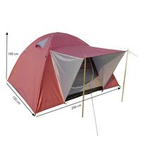 Tente de camping HOSA Outdoor Savana, tente dôme, deux couches, emballage portable, toutes saisons, imperméable, résistante à la pluie, pliable