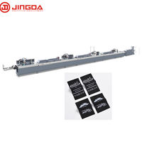 Máquina Impresora Automática de Etiquetas Tejidas para Ropa JD-3004, 4 Colores, Etiquetas de Cuello, Impresión de Doble Cara con Serigrafía