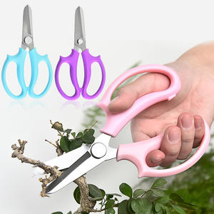 Tijeras de podar de acero inoxidable con cabezal redondo para ramas y arte floral, herramientas de jardín, color azul, fabricadas en Yangjiang. - Product Image 1