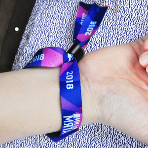 Bracelet RFID ajustable en époxy, étiquette NFC, bracelet tissé <span class=keywords><strong>jetable</strong></span> et étanche pour événement/billet/accès, fréquence 13,56 MHz - Product Image 2