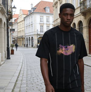 Camiseta de hombre de corte regular, 280g, 100% algodón, tejido de punto, cuello redondo, antiarrugas, transpirable, ecológica y personalizable. - Product Image 1