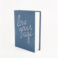 Scatola Regalo Magnetica Personalizzata a Forma di Libro, Confezione di Alta Gamma Riciclabile ed Ecologica con Interno in Spugna per Cosmetici e Prodotti per la Cura della Pelle