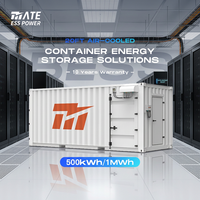 Système de stockage d'énergie intérieur MATE, conteneur de batterie LifePO4 refroidi par air de 20 pieds, LiFePO4 500 kWh 1 MWh IP65 pour centre de données, alimentation de secours UPS