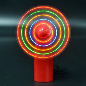 Best selling Yixin High Quality Custom Mini LED Message Fan Portable OEM Flashing Led Message Fan for Promotion